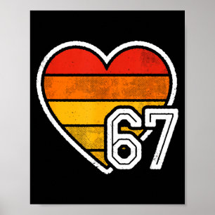 Poster 67 Meme Dia dos Namorados Coração Seis Sete 6 7 6_