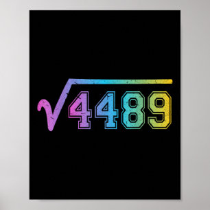 Poster 67 Meme Diversão Raiz Quadrada 4489 Adolescente Se