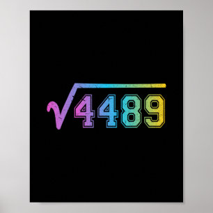 Poster 67 Meme Divertido Raiz Quadrada 4489 Adolescente S