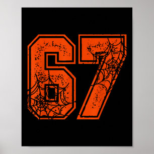 Poster 67 Meme Divertido Six Seven Geração Alpha Hallowee