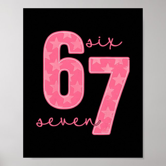 Poster 67 Meme Engraçado (Frente)