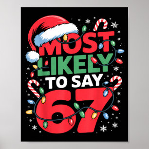 Poster 67 Meme engraçado design de Meme de Natal Mais Pro
