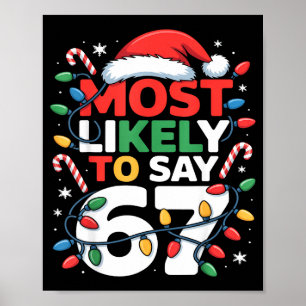 Poster 67 Meme engraçado design de Meme de Natal Mais Pro