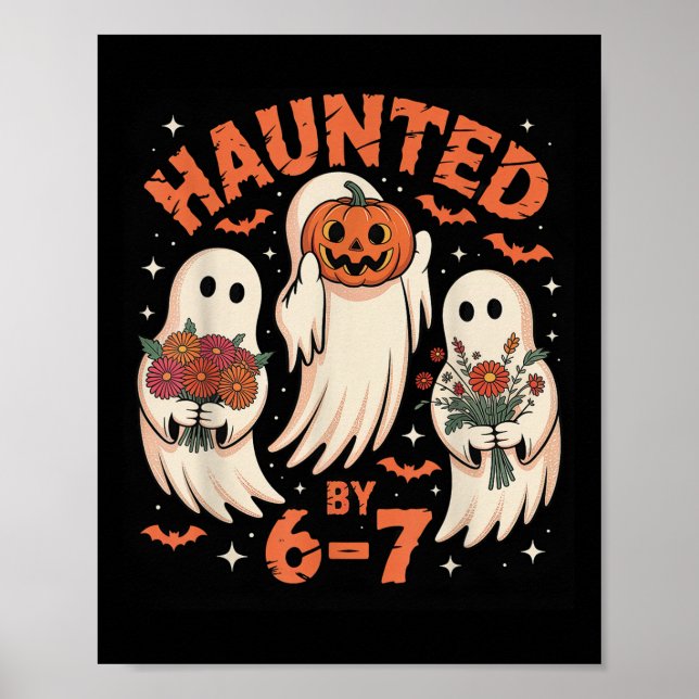 Poster 67 Meme Halloween Assombrado  (Frente)