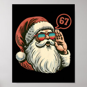 Poster 67 Meme Legal Papai Noel Retro Papai Noel 6 7 Engr