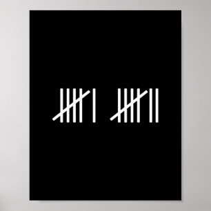 Poster 67 Meme Marcas de Contagem de Gíria 6 7 Brainrot M