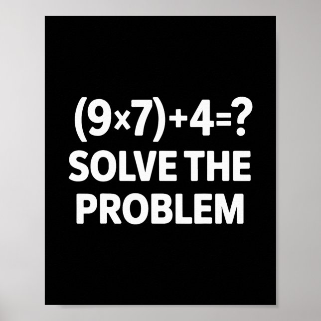 Poster 67 Meme Pemdas Elementary Math Teacher  (Frente)