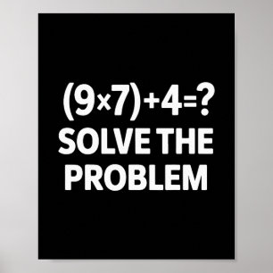Poster 67 Meme Pemdas Professor de Matemática Elementar