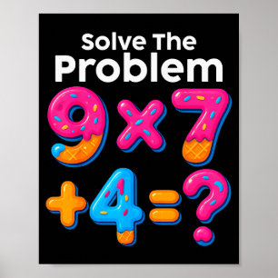 Poster 67 Meme Professor de Matemática Sorvete Drip 6 7 B