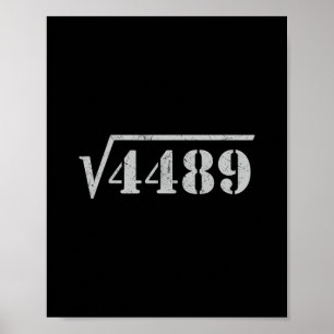 Poster 67 Meme Raiz Quadrada 4489 Gíria Matemática 6 7 Re