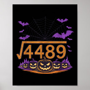 Poster 67 Meme Raiz Quadrada 4489 Gíria Matemática Fantas