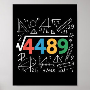 Poster 67 Meme Raiz Quadrada 4489 Gíria Seis Sete Profess