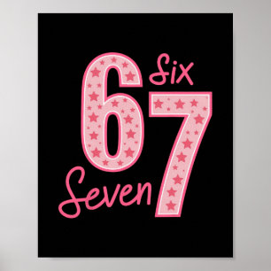 Poster 67 Meme Seis Sete