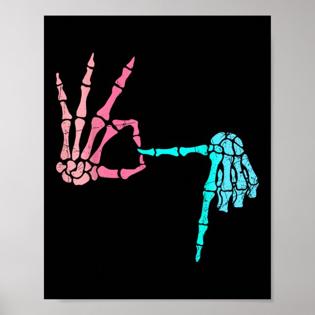 Poster 67 Meme Skeleton Drip Ice Cream 67 Baseball Lifest (Frente)