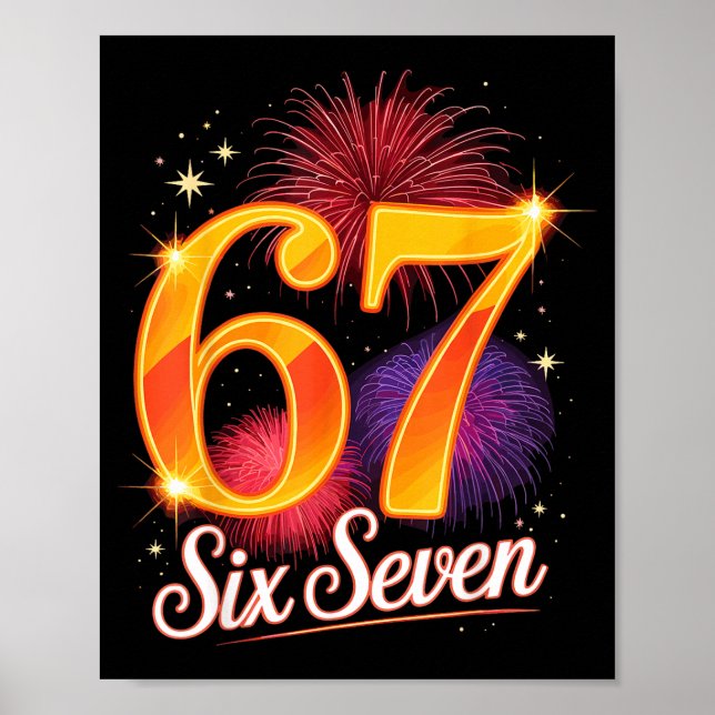 Poster 67 New Years Eve Party Pajama Shirt 6 7 Meme 67 20 (Frente)