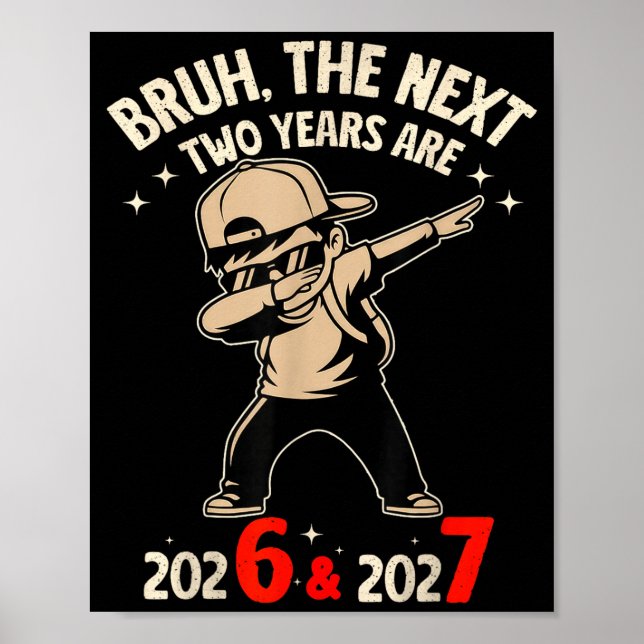 Poster 67 Nye 2026 Funny Boys Kids New Years Eve Party 6  (Frente)
