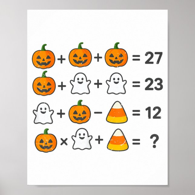 Poster 67 Ordem Operações Professor de Matemática Fantasi (Frente)