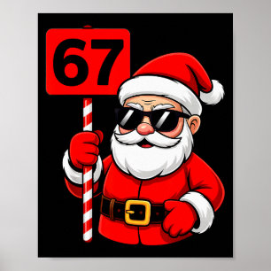 Poster 67 Papai Noel Meme 6 7 Natal Engraçado 6-7 Seis Se