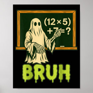 Poster 67 Professor Fantasma de Halloween Seis Sete Meme