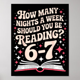 Poster 67 Professor Quantas Noites Por Semana Você Deve R