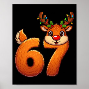 Poster 67 Roupas de Natal Engraçadas Rena Bruh Meme Pijam