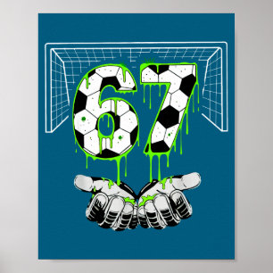 Poster 67 Seis Alpha Gotejamento Gen Sete Futebol