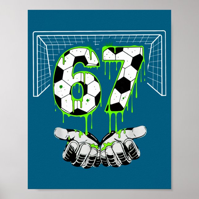 Poster 67 Seis Alpha Gotejamento Gen Sete Futebol (Frente)