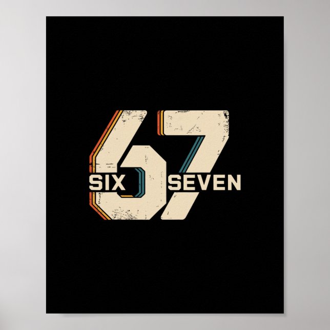Poster 67 Seis Sete Meme 1 (Frente)