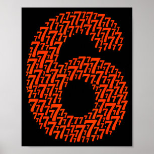 Poster 67 Sessenta e Sete Design de Fantasia de Halloween