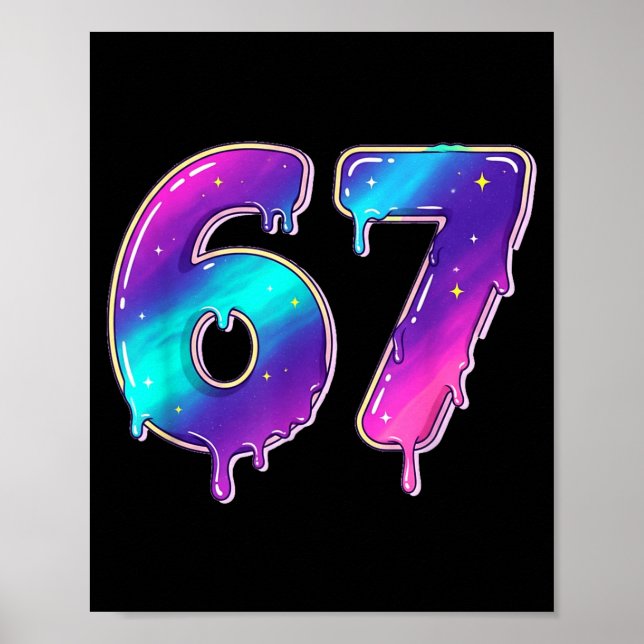 Poster 67 Shirt, 67 Meme Baseball Lifestyle 101 Apparel Y (Frente)