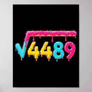 Poster 67 Sorvete Gotejamento Meme Raiz Quadrada 4489 Ens