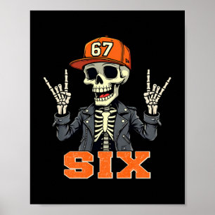 Poster 67endy Esqueleto – 67 Seis Sete Halloween 6 Manga