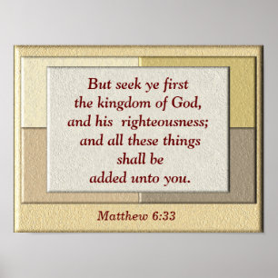 Pôster 6:33 de Matthew