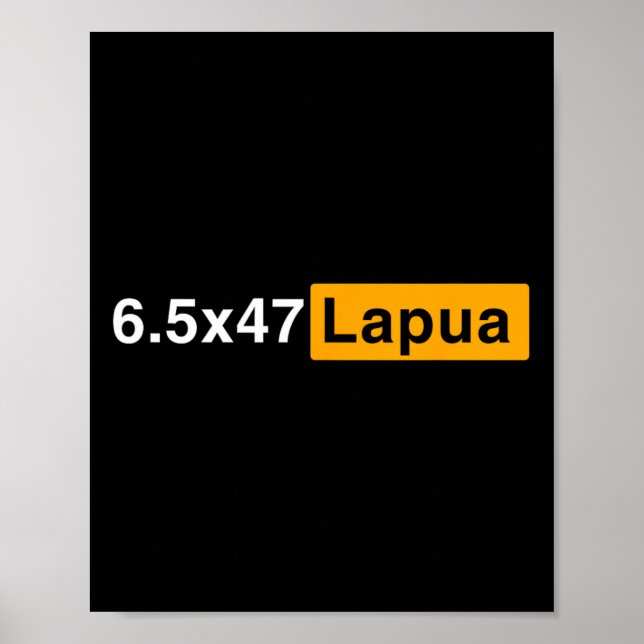 Poster 6,5x47 munição de Lapua - Fotografar com precisão (Frente)