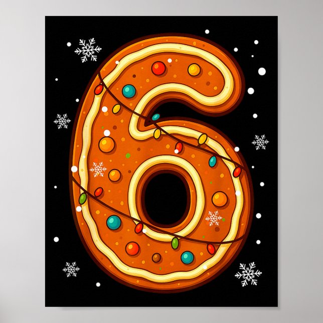 Poster 6 7 Gingerbread Meme Natal Casal Correspondente Me (Frente)