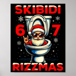 Poster 6-7 Gíria de Meme Natal Legal Travesso 67 Divertid
