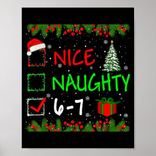 Poster 6-7 Meme Legal Travesso 67 Natal Papai Noel Diz