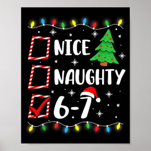 Poster 6-7 Meme Legal Travesso 67 Natal Rotação Cerebral