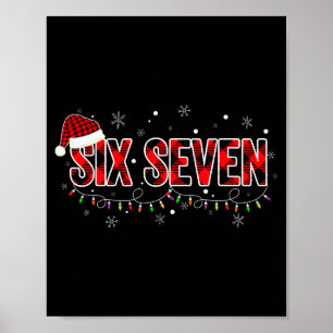 Poster 6 7 Natal Six Seven Xmas 67 Feliz Natal _1