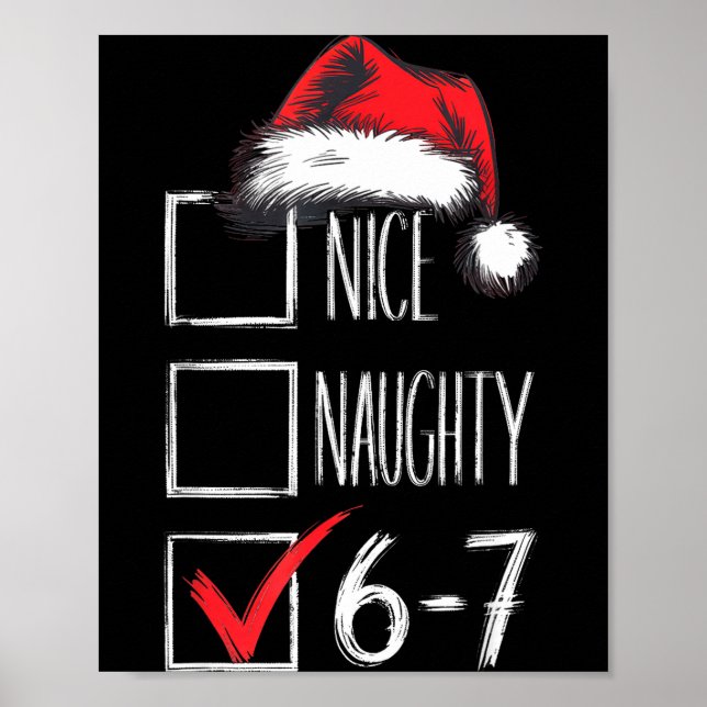 Poster 6-7 Nice Naughty 67 Christmas  (Frente)