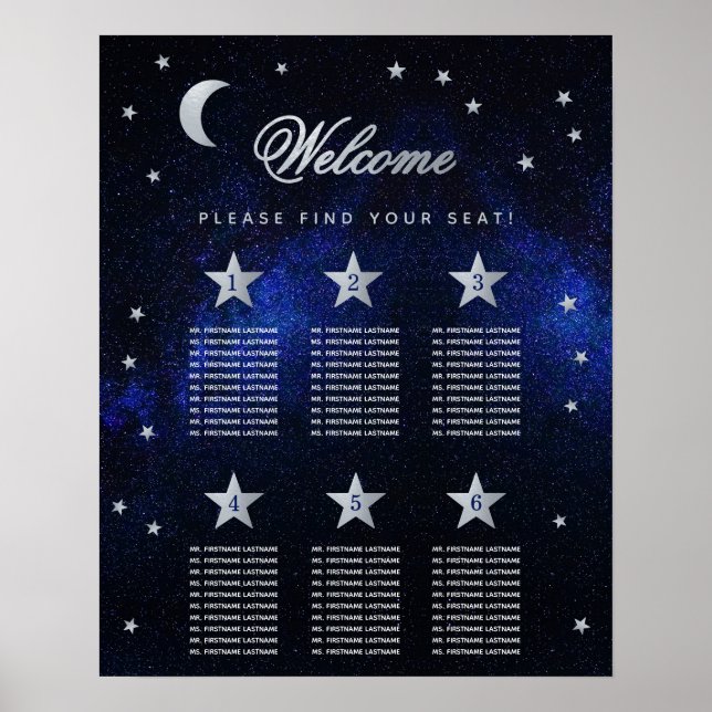 Poster 6 Gráfico de Sentos de Casamento Celestial das Est (Frente)