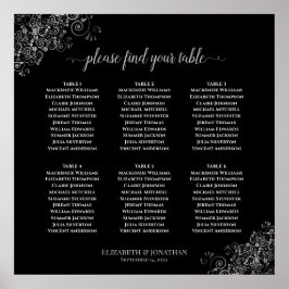 Poster 6 Mesa Lace Negro Sentado