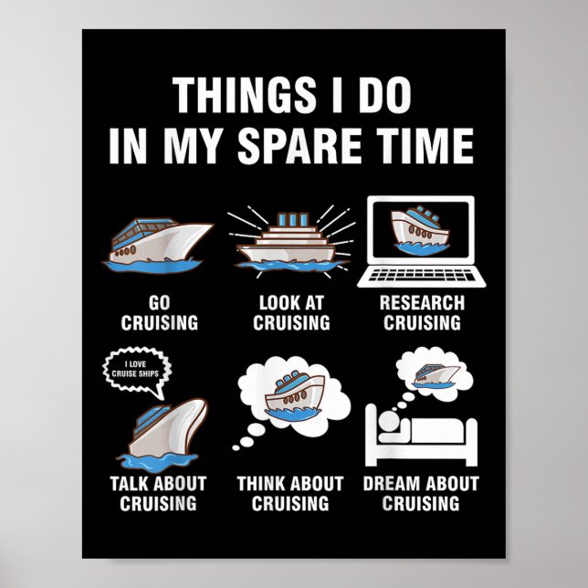 Poster 6 Things I Do In My Spare Time - Cruising Lovers  (Frente)