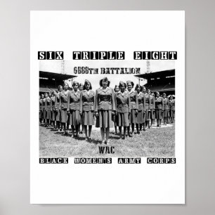 Poster 6 Triple 8 Obras de Caridade do Corpo do Exército 