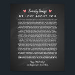 Poster 70 razões pelas quais amamos seu presente de anive<br><div class="desc">Este é um FAZER ISSO VOCÊ MESMO XX Razões porque nós o amamos. rosas razões porque nós o amamos,  editáveis 50 Razões,  60º aniversário,  editável,  80 aniversário,  memórias,  amor,  mãe,  aposentadoria Você pode editar o texto principal do corpo. Projetado pela Arty Apple Limited</div>
