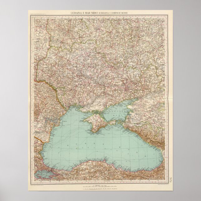 Pôster 7172 Ucrânia, Mar Negro (Frente)
