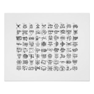 Pôster 72 Demonologia de Goetia Sigils Wall Witchcraft Ma