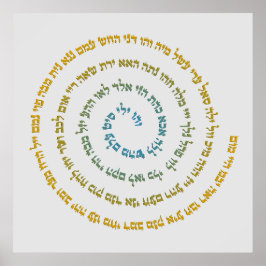 Poster 72 Nomes de Deus