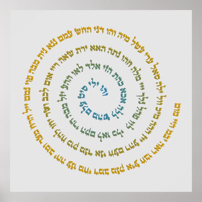 Poster 72 Nomes de Deus (Frente)