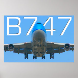 POSTER 747 AERONAVE